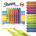 Sharpie Tank Highlighters, verschiedene Farben, Chisel-Tipp, Back to School Essentials, Lehrer & Bürobedarf, abschmierend, 12-Pack