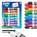 EXPO Dry Erase Markers, Low Odor Ink, Assorted Colors, Chisel Tip, 16 Count - Whiteboard, Kalender, Organisation, Back to School, Teacher Supplies