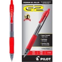 Pilot G2 Fine Point Red Gel Tintenschreiber, Dozen Box, 31022