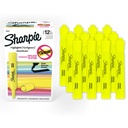 Sharpie Tank Highlighters, Chisel Tip, Fluoreszenzgelb, 12 Count