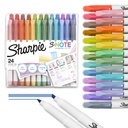 Sharpie S-Note Creative Highlighters, verschiedene Pastellfarben, No Bleed, Chisel Tip, 24 Count - Bunte Büromaterialien