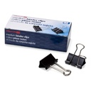 Officemate Medium Binder Clips, Schwarz, 12 Zählung (Paket von 12)