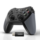 EvoFox One S V2 Universal 3-Mode Wireless Gaming Controller, 1000Hz HallSenseTM Precision Joysticks, BT, 2,4GHz & Wired, Macros, Fast Type-C Charging, PC, Mobile, Android TV, PS4 & Konsolenspiele