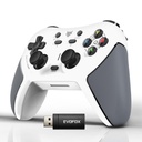 EvoFox One S V2 Universal 3-Mode Wireless Gaming Controller, 1000Hz HallSenseTM Precision Joysticks, BT, 2,4GHz & Wired, Macros, Fast Type-C Charging, PC, Mobile, Android TV, PS4 & Konsolenspiele