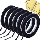 GoProver Set von 6 Stück 3mm 1/8 Zoll Lightning Width Graphic, 108 Fuß lang pro Rolle