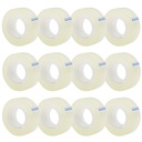 OWLKELA 12 Rollen Transparent Tape Refills, Clear, 0.7" x 1000"