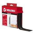 VELCRO Brand Sticky Back Hook and Loop Verbindungselemente, 30 Ft Tape Roll, Schwarz