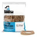 3''x1/16'', Größe #18, Ca. 450 Gummibänder pro Beutel, Allzweck-Gummibänder, Gummibandmessungen: 3''x1/16'' - 1/4 Pfund Beutel, Beige