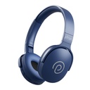 pTron Studio w/ 60Hrs Playtime, Wireless Over-Ear Headphones mit HD Mic, Dual-Device Pairing, Immersive Sound, 40mm Drivers, BT5.4, 3.5mm Aux Port, TF Card Slot & Type-C Fast Charging (Blue)
