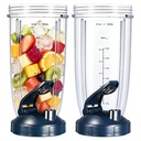 2 Packung 32oz Ersatzbecher kompatibel mit NutriBullet 600W & Pro 900W