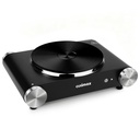 CUSIMAX Elektrische Heizplatte für das Kochen tragbarer Einzelbrenner 1500W Gusseisen Heizplatten Erwärmung in Sekunden einstellbare Temperaturregelung Edelstahl rutschfeste Gummifüße Upgrade Version B101