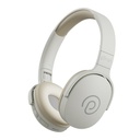 pTron Studio w/ 60Hrs Playtime, Wireless Over-Ear Headphones mit HD Mic, Dual-Device Pairing, Immersive Sound, 40mm Drivers, BT5.4, 3.5mm Aux Port, TF Card Slot & Type-C Fast Charging (Beige)