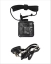 Asus 45W Laptop Adapter/Ladegerät für ausgewählte Modelle von Asus (20 V, 2,5 A, 4 Mm X 1,2 Mm Durchmesser), Schwarz (Power Cable inklusive)