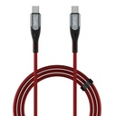boAt Typ C bis C 65W Schnellladekabel mit 480 Mbps Datenübertragung, Tangle-freies Kabel in Premium Nylon Braided Design (Marsrot)