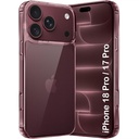 TheGiftKart Ultra-Hybrid Crystal Clear Back Case Cover für iPhone 18 Pro / 17 Pro | Shockproof Design | Camera Protection Bump | Hard Clear Back | Bumper Cover Case (PC & TPU, Transparent)