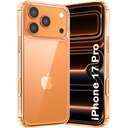 TheGiftKart Ultra-Hybrid Crystal Clear Back Case Cover für iPhone 17 Pro | Shockproof Design | Hard Back Cover Case für iPhone 17 Pro (PC & TPU, Transparent)