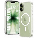 DIZORO Kristallklar Magnetkompatibel mit iPhone 17 Gehäuse mit Anti-Gelb Anti-Scratch Shockproof Transparent Cover