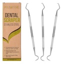 Professionelle Dental Scraper Tool - Zahnarzt Pick, 3-Pack, Tarter Scraper