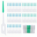 300 Packung Dual-Use Interdentalbürsten, Einweg-Zahnpicks