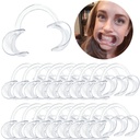 30-Pack Dental Cheek Retraktor, professionelle autoklavierbare Mundöffner Retraktoren, 100% BPA-frei, für Zahnarzt, Zahnaufhellung, Party, Mouthguard Challenge Game - Größe M, Clear