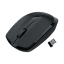 ZEBRONICS Wireless Mouse, 2,4 GHz, 3200 DPI, 3 Tasten, Komfortabel & Ergonomic, USB Nano Receiver, Stromsparmodus, funktioniert auf den meisten Oberflächen, für Mac | Laptop | Computer (Freego, Black)