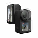 POPIO Military-Grade Gorilla Tempered Glass für DJI Osmo Action 4 Kamera (transparent) Edge to Edge Vollbildabdeckung mit Installationssatz, komplettes Set von 3 Glas