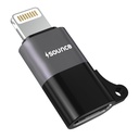 Sounce MFi Certified 8 Pin zu USB-C Connector Portable High-Speed Schnelle Daten Sync Audio Unterstützung Zuverlässige Handy-Tablet-Kopfhörer-Konverter Multifunktionale Kabel Zubehör Adapter Schwarz