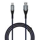 boAt Typ A bis C 65W Schnellladekabel mit 480 Mbps Datenübertragung, Tangle-freies Kabel in Premium Nylon Geflochtenes Design & Haltbare Aluminiumlegierungsschale (Electric Blue)