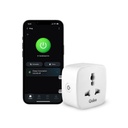 Qubo 10A Wi-Fi + Bluetooth Smart Plug | Energieüberwachung | Ideal für kleine Geräte wie Fernseher, Luftreiniger, Mobil- und Laptop-Ladegeräte | Sprachsteuerung mit Alexa & Assistant | From Hero Group