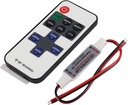 Mini RF LED Dimmer mit Jack 5V 12V 24V DC Single Color Light Controller 11 Key Wireless Remote 12A Helligkeitsgeschwindigkeit einstellbar für 2835 3528 5050 LED Streifen