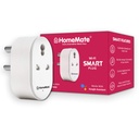 WiFi Smart Plug Socket 16A (Paket von 1), mit Energieüberwachung, funktioniert mit Alexa, Assistant und Siri (Typ D - 16A, Paket von 1)