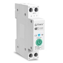 Finery 63A Smart WiFi Switch mit Über / Unterspannung Überlastschutz Adjutable Threshold und Alarm für AC, Geyser, 1Hp Wasserpumpe (Einzelphase), Raumheizung Heavy Duty funktioniert mit Alexa & GHome