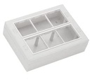 Modulare Gang Box Kunststoff 12 Modul Silberlinie Eco Friendly High Durability Modulare Oberfläche Gang Box Modul Weiß