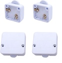 Protium Wardrobe Touch Normally Closed Garderobe Touch Close Open Door Schubladen auf Off Light Switch (Weiß) -Pack von 2