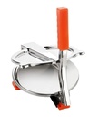 1pc Stainless Steel 6,5 Inch Roti & Puri Maker Press – Manual Hand Press Roti Maker mit Griff für Chapati, Papad & Khakhra Heavy Duty Gusseisen mit Edelstahlplatten (Cast Iron Makers 1 PCs)