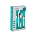 Viners Premium International 18/0 Stainless Steel Cutlery Geschenkbox Set von 16 Stück | Luxus Löffel, Gabel, Messer Set für Esstisch und Küchengebrauch | Rustproof Food Grade Flatware