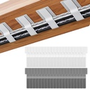 Serplex® 40Pcs Haken- und Schleifenkabelbindungen, selbstklebende Haken- und Schleifenkabel