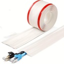 PVC-Kabelschutz für Drähte auf dem Boden, Kabelverkleidung für Verlängerungskabel, Kabelabdeckung für Kabelmanagement (1 Meter)