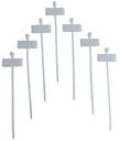 Marker Cable Tie 4 inch 18LBS_ 100pcs/Pack - White