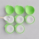Küche Experte Silicone Idli Moulds | 8Pc | Non-Stick Idly Maker | BPA- Free | Food Grade Silicone | Liners | No Greasing | Ofen & Mikrowelle geeignet | Geschirrspüler Safe | Mehrzweck | Grün