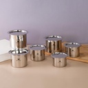 Flat Bottom Top Set von 6pcs(525ml,650ml,750ml,950ml,1150ml,1400ml)
