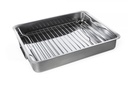 IKEA KONCIS Bratzinne mit Grillack, Edelstahl 40x32 cm (16x13 ") - Verkauft von Stockland