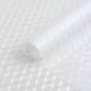 Niwlix (45 cm x 3 M Roll) Anti-Slip-Küchenschränker Matteneinlagen für Küchenregale, Schrankplatten, Kühlschrankmatten, Super Strong EVA, wasserbeständig (weiß)