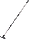 Weed Puller Tool with 45 Inch Long Handle, Heavy Duty Stand Up Weeder Tool for Manual Weed Removal, Garden Weeding with Rake and Hoe Multi Function Design