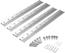 PHS French Cleat Hanger Heavy Duty 10 Inch - 2 Pack - Picture Hanging Hardware or Mirror, Whiteboard, Pallet or Panel Wall Mount Bracket, Z Clip or Z Bar - Metal Bracket Hanger Supports 50 lbs Silver