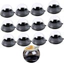 Mikinona Packaging 200pcs Round Moon Cake Box Lid Cake Carrier for Biscuits Cookie Box