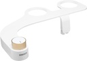 Omigo Element Bidet Attachment Non-Electric Thin Modern Design, Dedicated Rear and Front Self-Cleaning Nozzles with Pressure Control Dial (Ambient Temp, Gold)