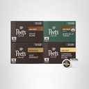 Peet's Coffee, Single Serve Coffee Pods Variety Pack - Luminosa Breakfast Blend, Café Domingo, Organic Alma De La Tierra, House Blend, 40 Count (4 Boxes of 10 Pods)