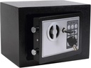 Yuanshikj Electronic Deluxe Digital Security Safe Box Key Keypad Lock Home Office Hotel Business Jewelry Gun Cash Use Storage money (BLACK)