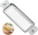 ENLOY Stainless Steel Butter & Cheese Slicer - Multipurpose Food Cutter With Ergonomic Handle for Block Cheese - 1/4 Inch Slices on Average - Dishwasher Safe
